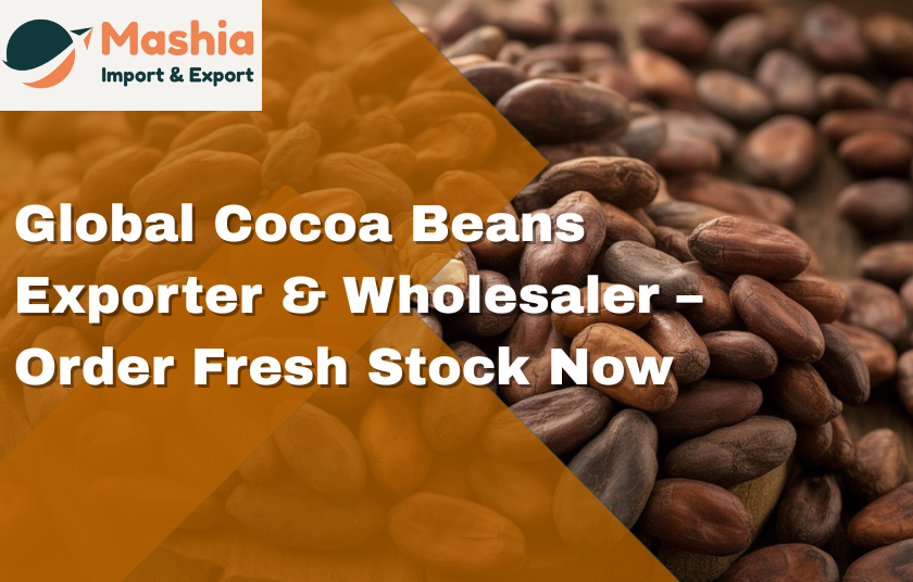 Global Cocoa Beans Exporter & Wholesaler – Order Fresh Stock Now